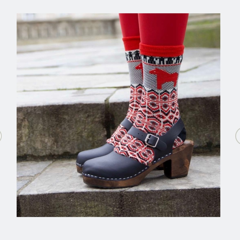 Lotta from Stockholm Clogs Navy Blue size 38 (women’s 8)